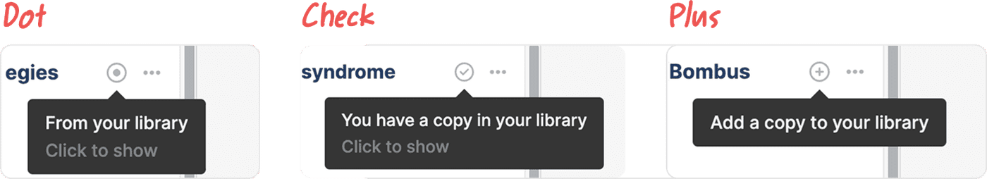 See if a reference is from your library